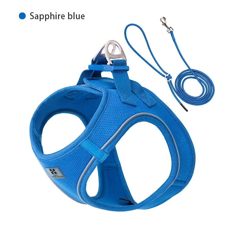 Adjustable Reflective Puppy Cat Harness pet Vest  , Outdoor Walking