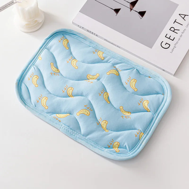 Small Pet Cooler Mat Summer  , Ice Silk Cool Feeling Pet Mat