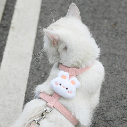Adjustable Harness for Small Dog & Cat  Breathable , Harness and Leash Sets
