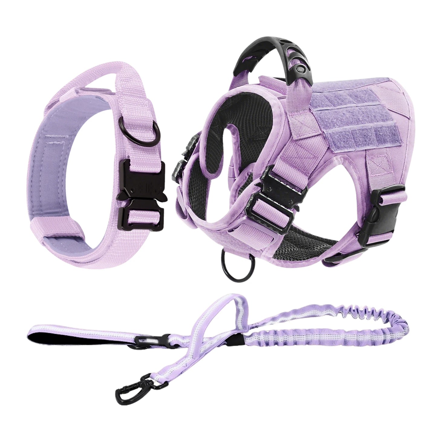 Harness For Large Medium Dogs Adjustable , Tactical Training Vest