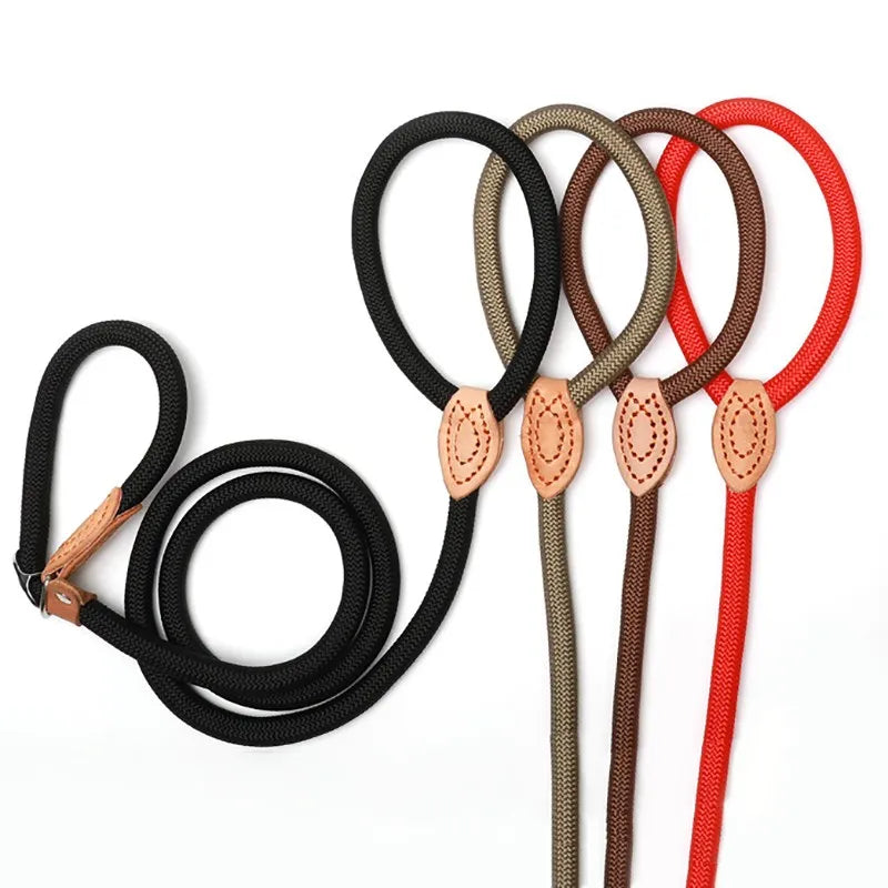 Slip Rope Lead Leash Heavy Duty Braided Rope