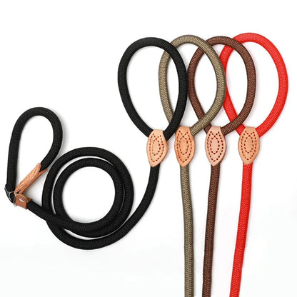 Slip Rope Lead Leash Heavy Duty Braided Rope