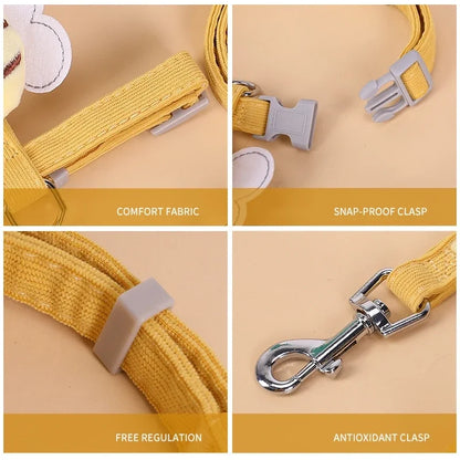 Harness Leash Collar Set  , Cat/Small Dog