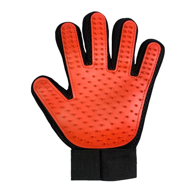 Pet Hair Remover Gloves , Hair Deshedding Brush