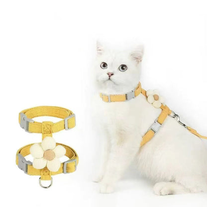 Adjustable Harness for Small Dog & Cat Leash Breathable