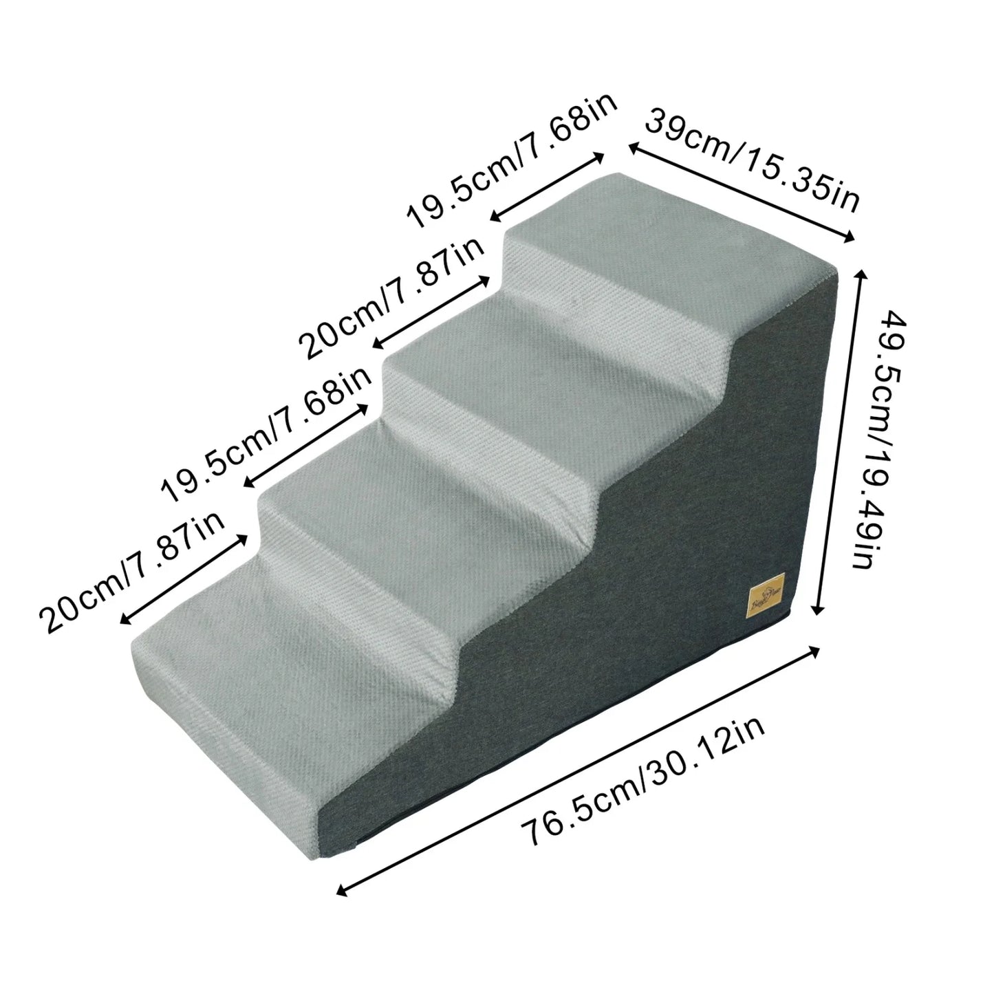 3/4 Steps Dog Stair for Small Dogs, Non-Slip Balanced, Pet Steps  For r Couch Sofa