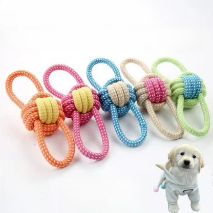 Dog Chew Toys Bundle – Rope Knot Toy & Teething Stick for Puppy,