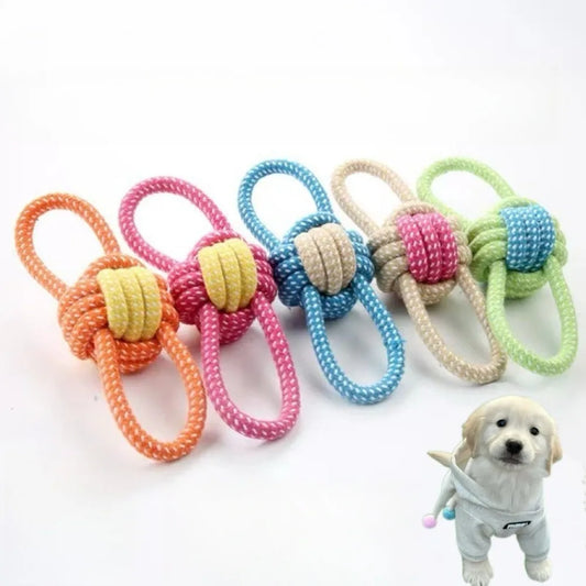 Dog Chew Toys Bundle – Rope Knot Toy & Teething Stick for Puppy,