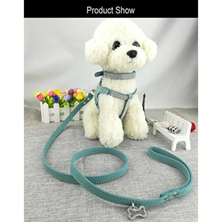 Dog Collar and Harness and Lead Sets Fashion