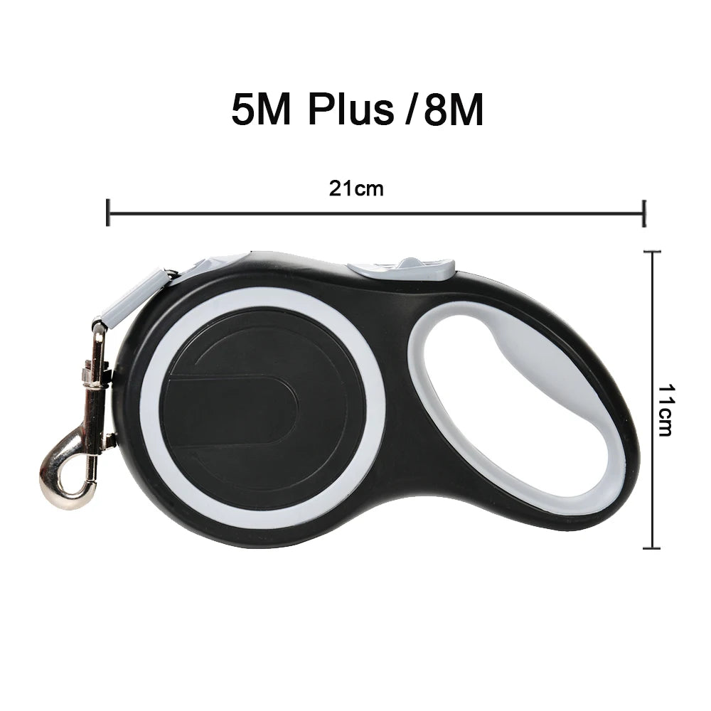 8m Large Dog Leash Retractable Pet Extendable Strap