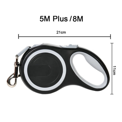 8m Large Dog Leash Retractable Pet Extendable Strap