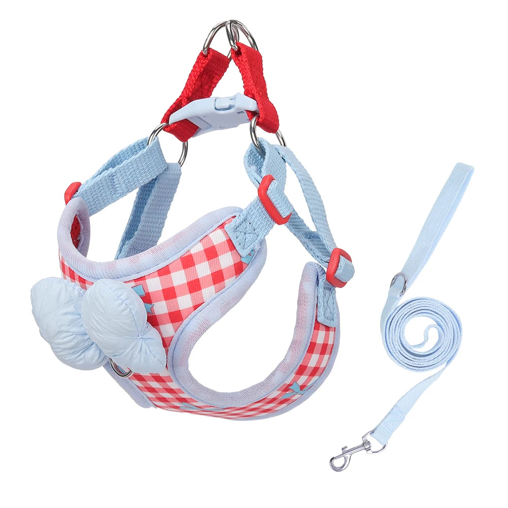 Dog Cat  Vest Walking Lead Leash For Puppy