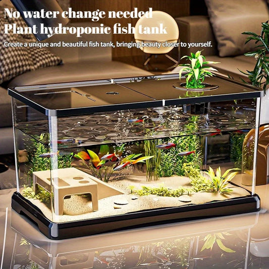 Heavy-Duty Large Aquarium Tank with Lid