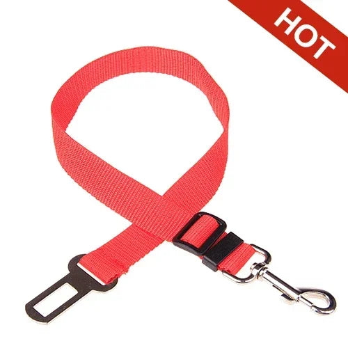 Adjustable Durable Pet Car Seat Belt   ,   Dog Harness Lead Clip