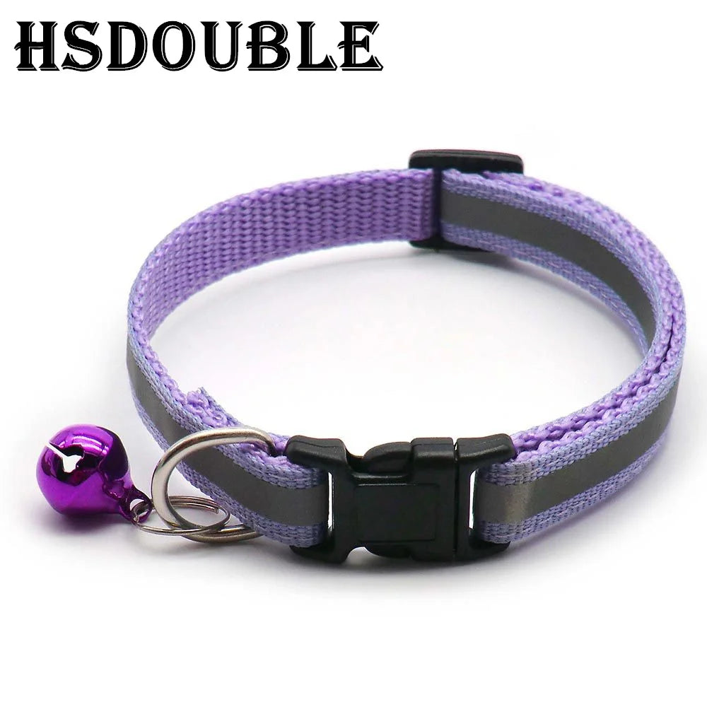 2Pcs/Pack 12 Colors Reflective Adjustable collars