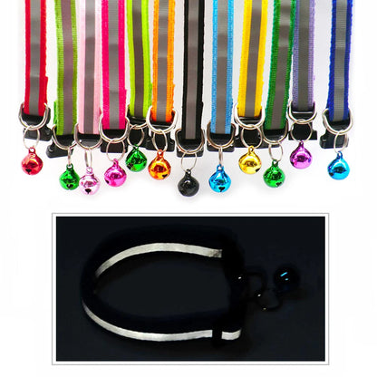 2Pcs/Pack 12 Colors Reflective Adjustable collars
