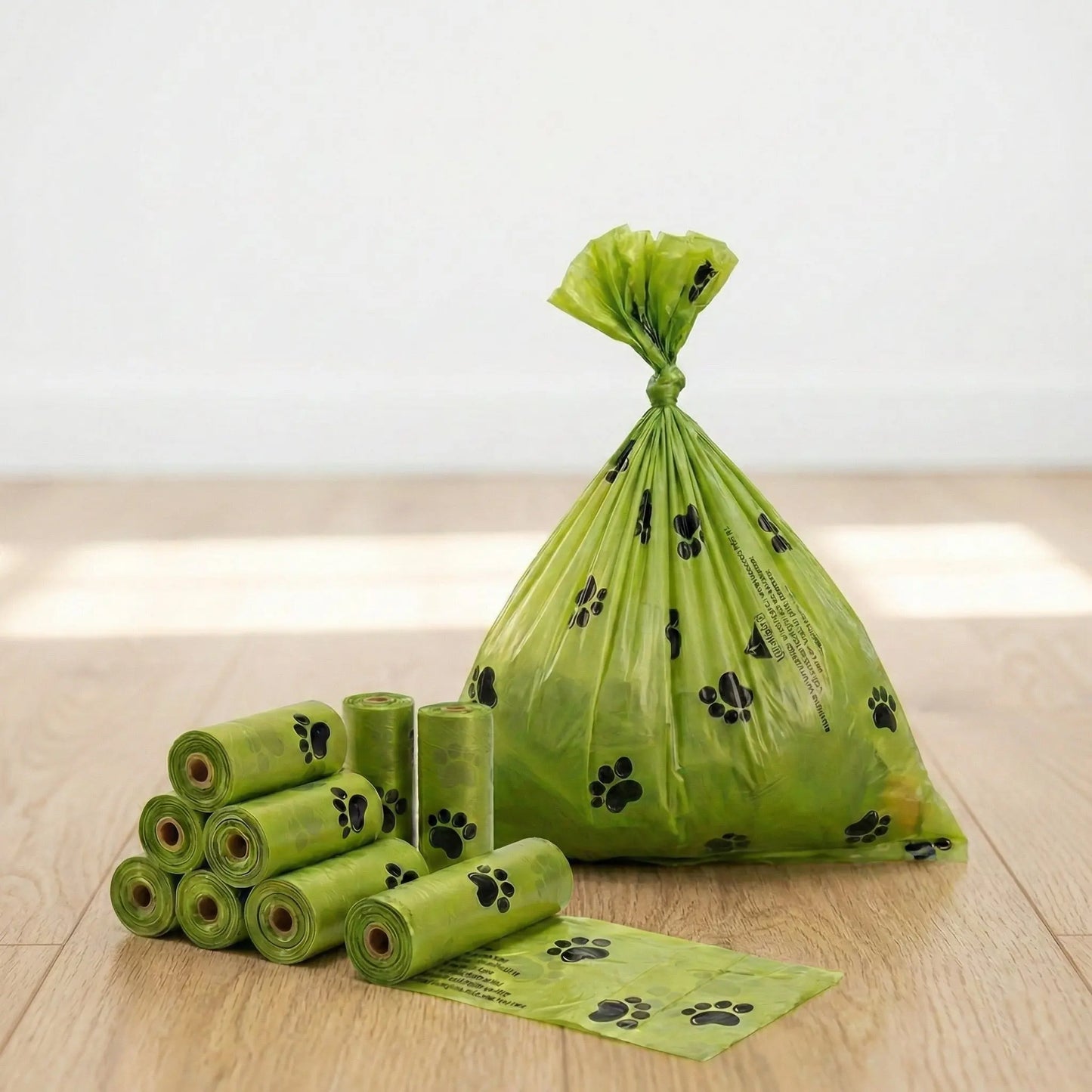 Dog Poop Bags Waterproof Dog Waste ,  15 Bags/Roll