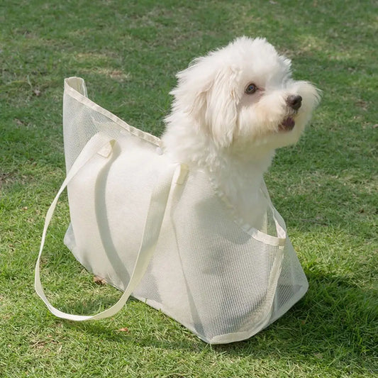 Mesh Pet Carrier Bag Breathable Summer  Pet Tote