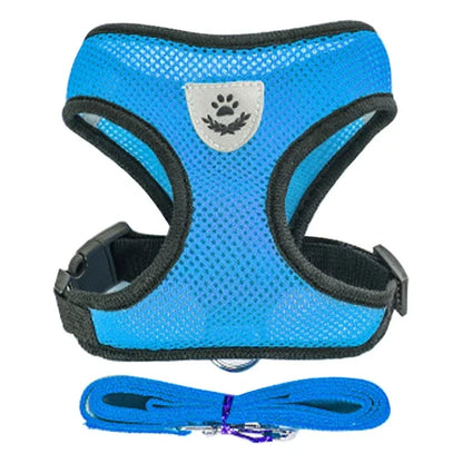 Harness Vest Walking Lead Leash For Puppy / Cat