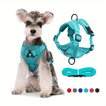 No Pull Harness and Leash Set Vest for  Small Dogs  & Cats