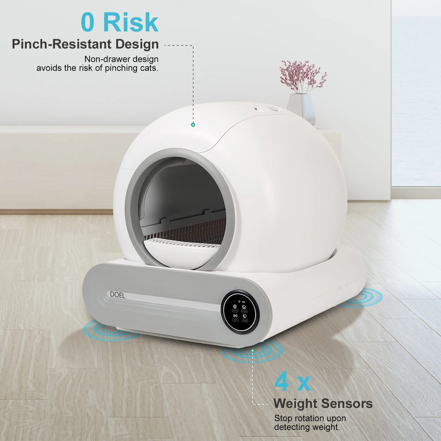 Self Cleaning Cat Box 65L