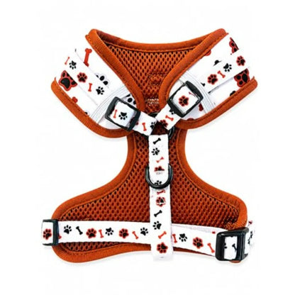 Dog Harness Set 4PCS Adjustable Soft Vest Harness with Leash, Collar