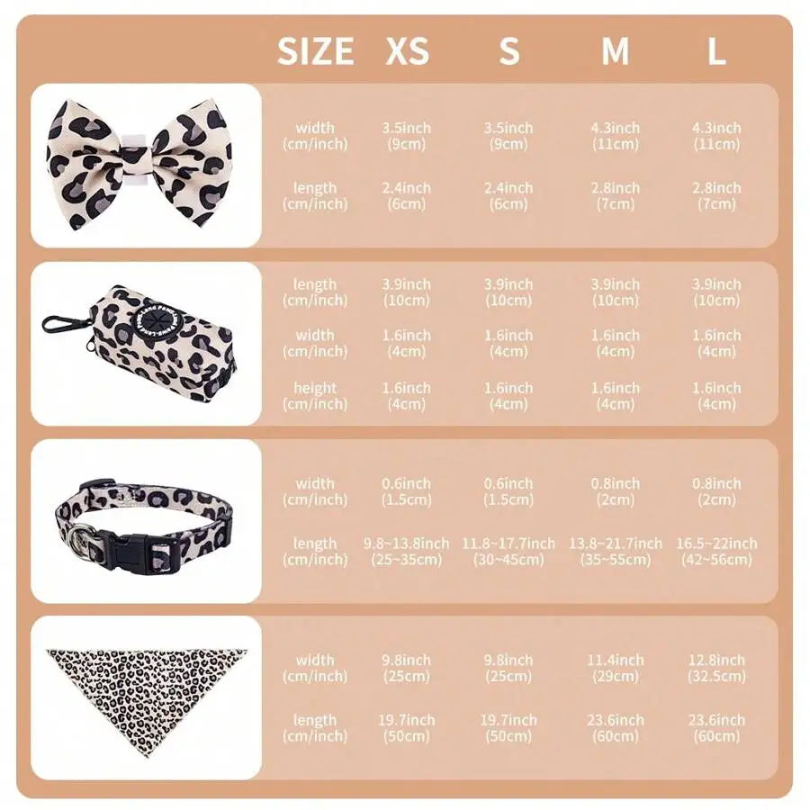 6pcs Pet Dog Outdoor Travel Set