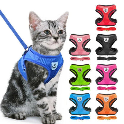 Harness Vest Walking Lead Leash For Puppy