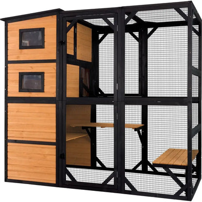4-Tier Cat Enclosure ,Indoor or Outdoor Use