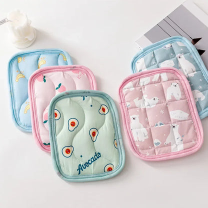 Small Pet Cooler Mat Summer  , Ice Silk Cool Feeling Pet Mat