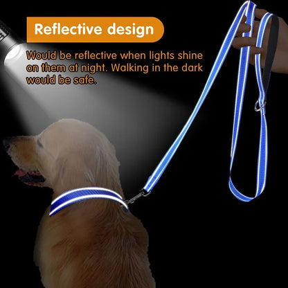 Pet  Lead Strap Night Reflection Top Quality Dog Cat  Leash