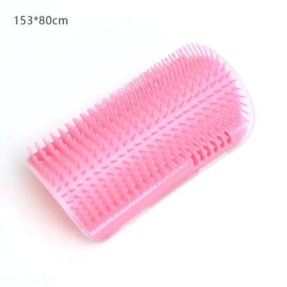 Cat Massage Tool Pet Hair Removal Massage Comb Wall Corner Self Cleaning