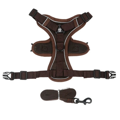 No Pull Harness and Leash Set Vest for  Small Dogs  & Cats
