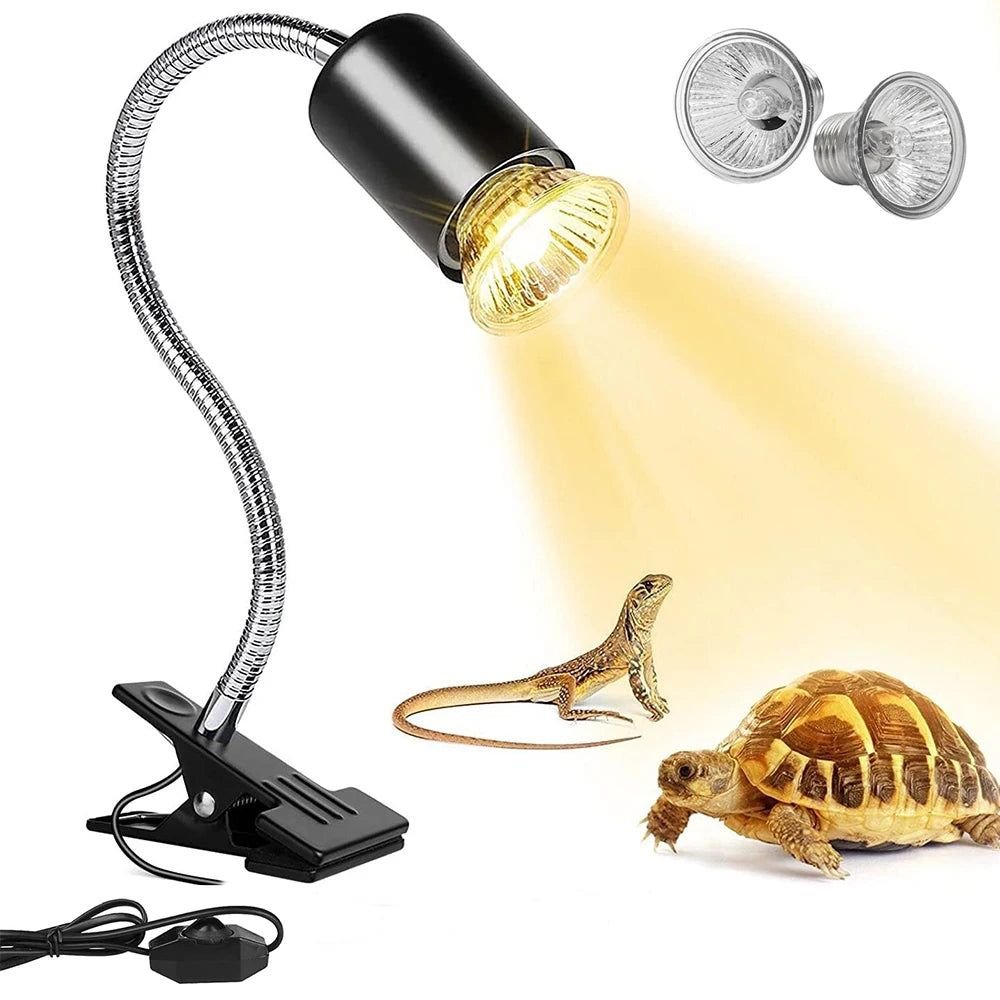 Reptile Heat Lamp 50W
 Simulated Sunlight