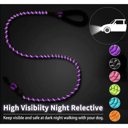 Strong Dog Leashes Reflective Leash