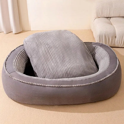 Kennel l Donut  Soft Washable Dog Cat Cushion
