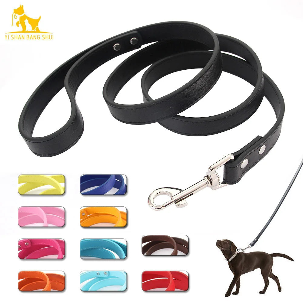 Leather Pet Walking Training Leads