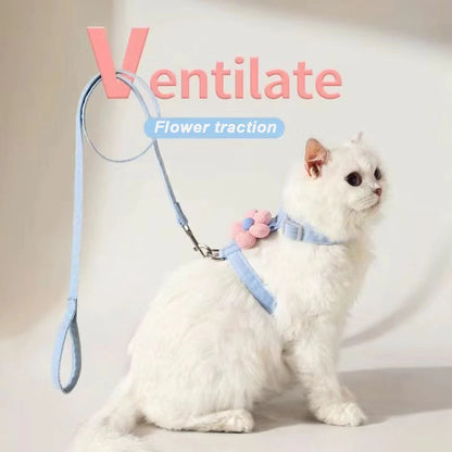 Adjustable Harness for Small Dog & Cat Leash Breathable