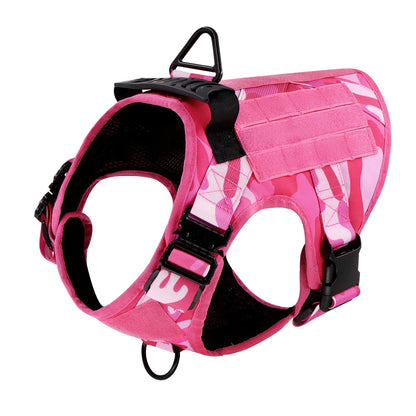 Harness For Large Medium Dogs Adjustable , Tactical Training Vest