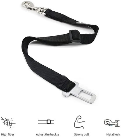Adjustable Durable Pet Car Seat Belt   ,   Dog Harness Lead Clip