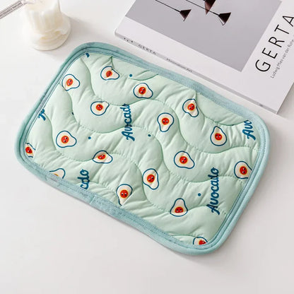 Small Pet Cooler Mat Summer  , Ice Silk Cool Feeling Pet Mat