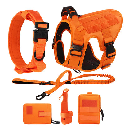Harness For Large Medium Dogs Adjustable , Tactical Training Vest