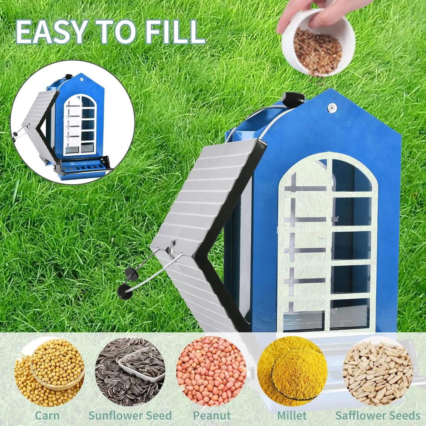 Squirrel Proof Metal , Bird Feeder