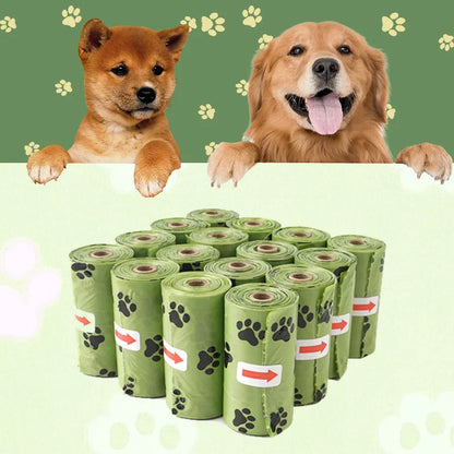 Dog Poop Bags Waterproof Dog Waste ,  15 Bags/Roll