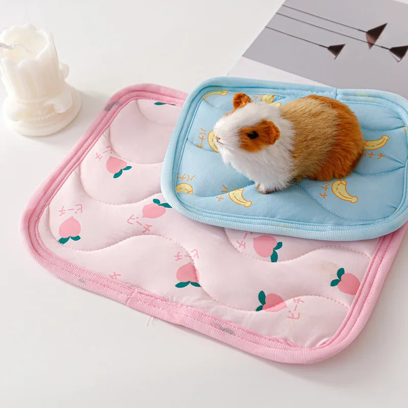 Small Pet Cooler Mat Summer  , Ice Silk Cool Feeling Pet Mat