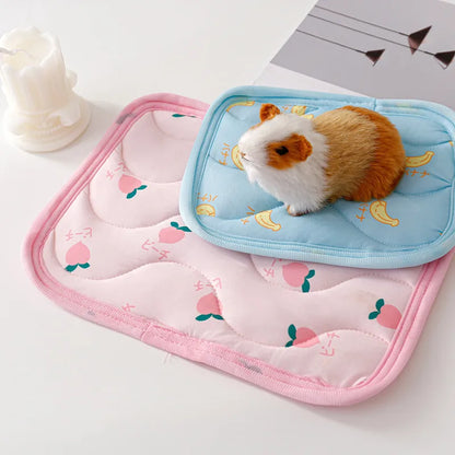 Small Pet Cooler Mat Summer  , Ice Silk Cool Feeling Pet Mat