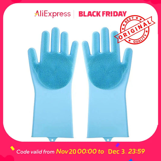 Pet Bathing Glove - Scrubber Mitt Bite-Resistant