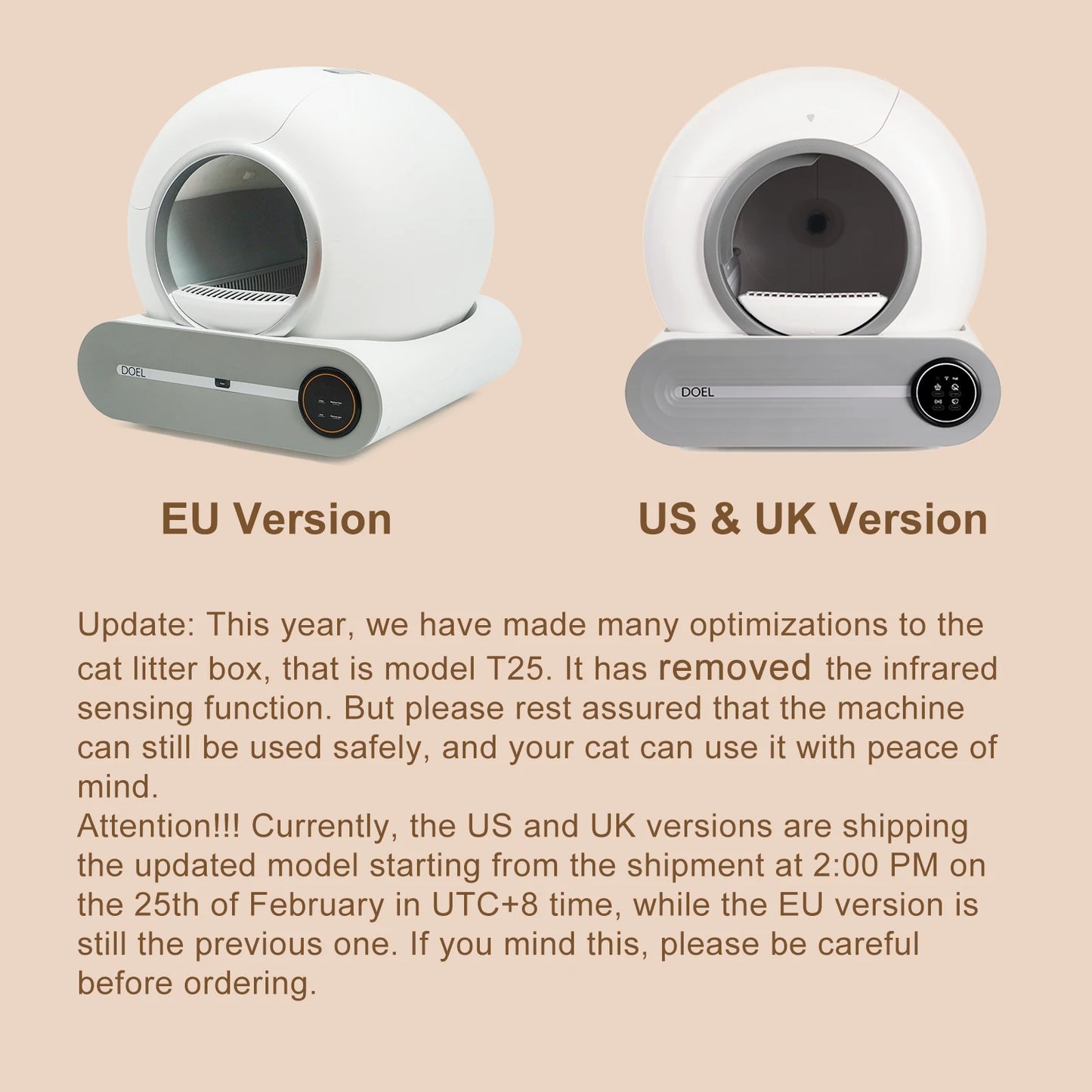 Self Cleaning Cat Box 65L
