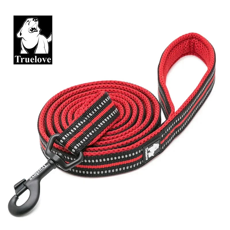 Soft Pet Leash Reflective Nylon Mesh Padded