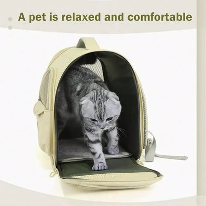 Large Cat Carrier Backpack For Small Dogs And Medium Cats